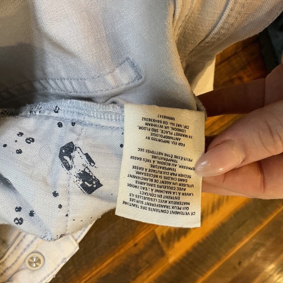 Pilcro and the Letterpress Slim Straight Distressed Jeans Light Wash Size 27 - Picture 13 of 13